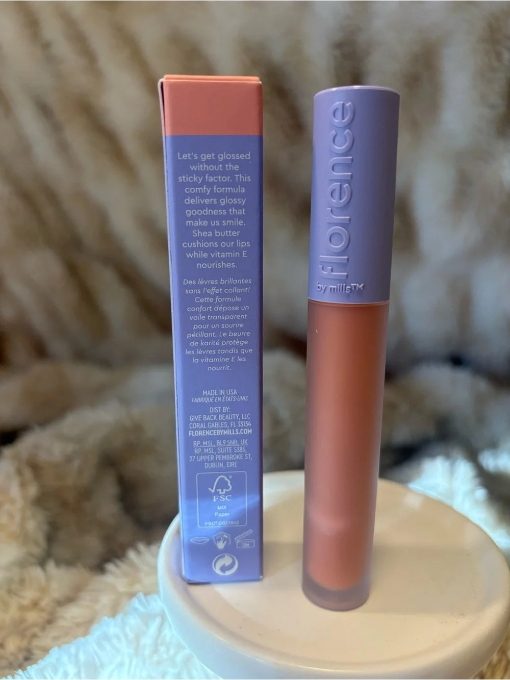 Florence by Mills by Millie Bobby Brown - Lip Gloss in Peach “Marvelous Mills”